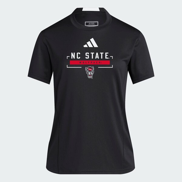 Black Ladies Sideline 2026 D4T Short Sleeve Tee - NC State
